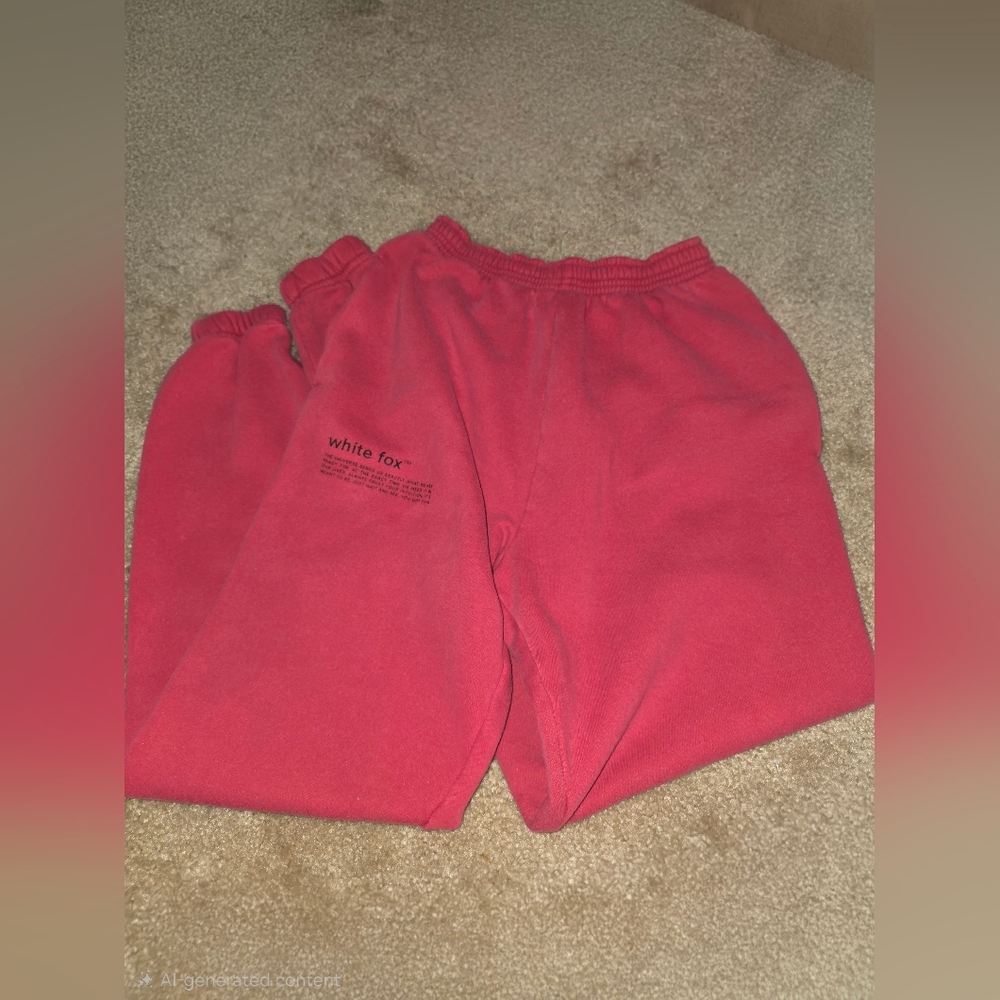 White Fox Boutique Do The Most Jogger Sweatpants-size XS-EUC(worn a few times)🦊 - Picture 5 of 7